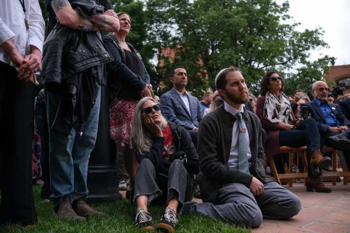 Hundreds gather in Boulder to denounce anti