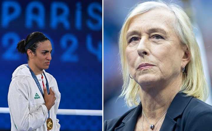 Martina Navratilova celebra que le corten las alas a Imane Khelif para que no pueda golpear a más mujeres en un ring