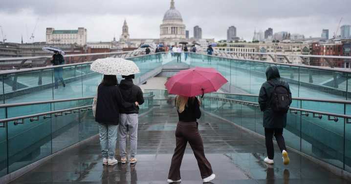 Thunderstorms on cards for parts of England and Wales, forecasters say