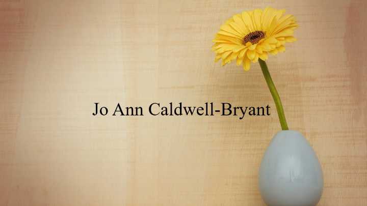 Obituary: Jo Ann Caldwell