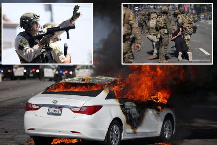 DHS claims LAPD waited 2 hours to respond to protests over immigration raids