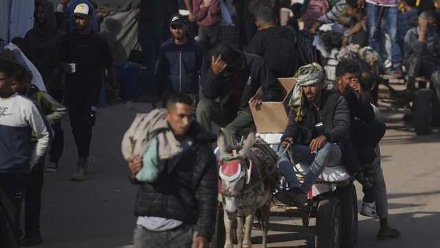 At least 31 Palestinians killed while heading for Gaza aid hub, officials and witnesses say
