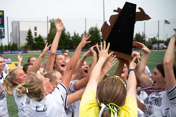 Perry hat trick leads South Lyon United to D1 state title, defeats Hartland 6