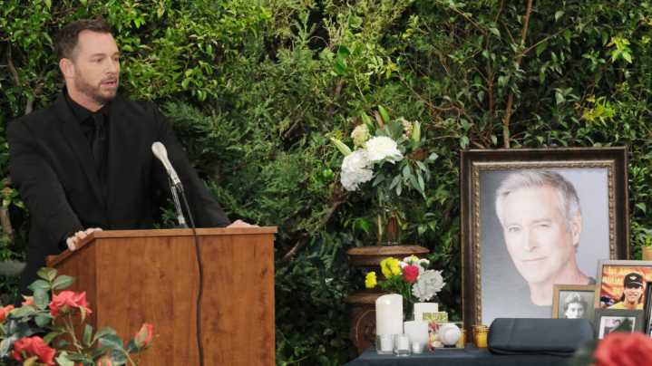 'Days of Our Lives': Eric Martsolf Talks Filming John Black's Emotional Funeral and TV Dad Drake Hogestyn's Legacy (Exclusive)
