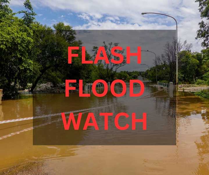 Flash Flood Warning until 5pm