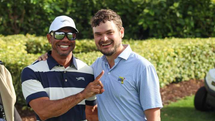 Estero's Jake Sherwin hits hole-in-one, celebrates with Tiger Woods
