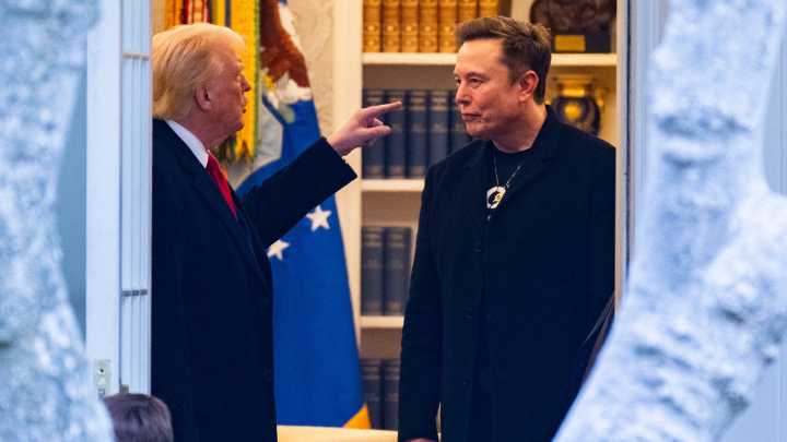 Trump Musk implosion is hilarious