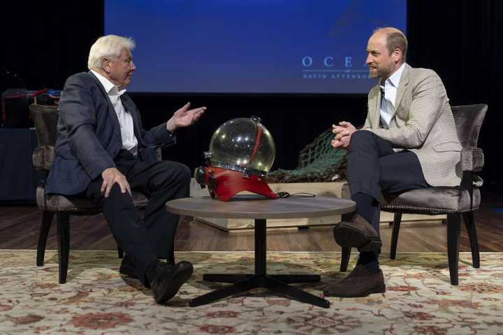 Prince William Interviews Sir David Attenborough and Things Get Deep
