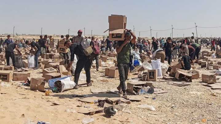 Overcrowding forces halt to Gaza aid distribution, Eid holiday marked by violence