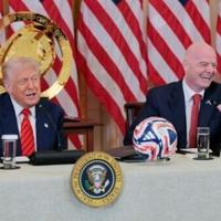 Infantino and Trump -- handshakes, warmth and a mutual interest