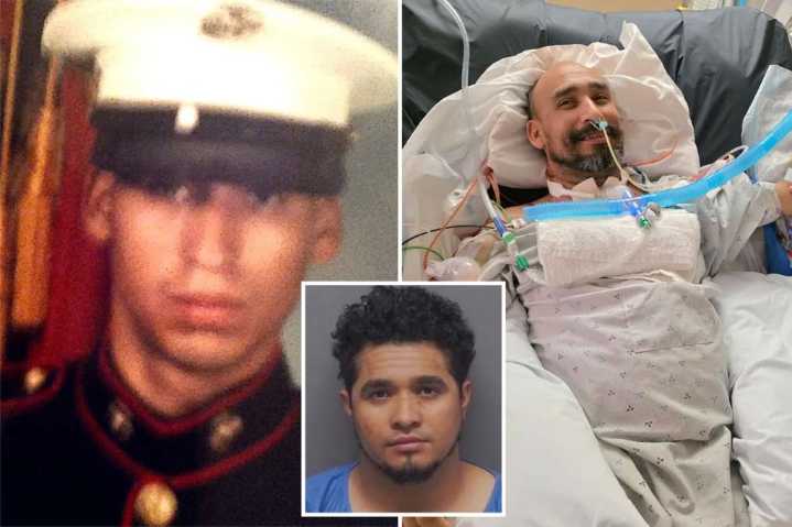 Texas Marine vet fighting for life after being shot, paralyzed by illegal migrant