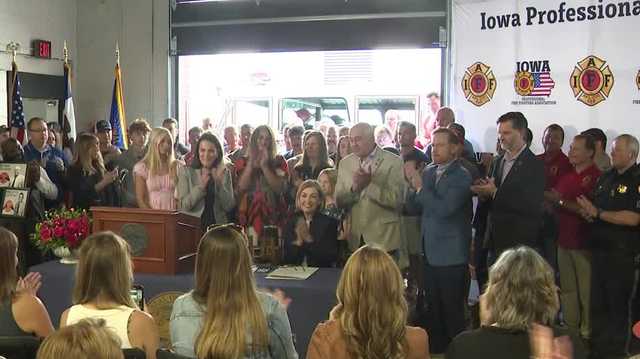 Gov. Reynolds signs law expanding cancer coverage for first responders
