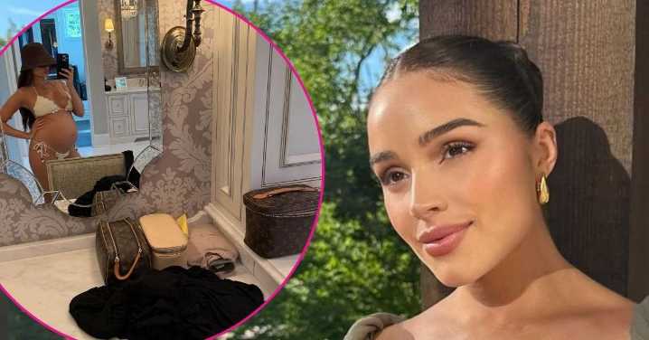 Pregnant Olivia Culpo Bares Her Belly In Skimpy White Bikini: Photos