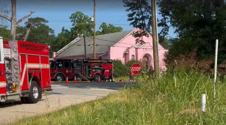 Fire reported at 'Trap Church' in Greenville Co.