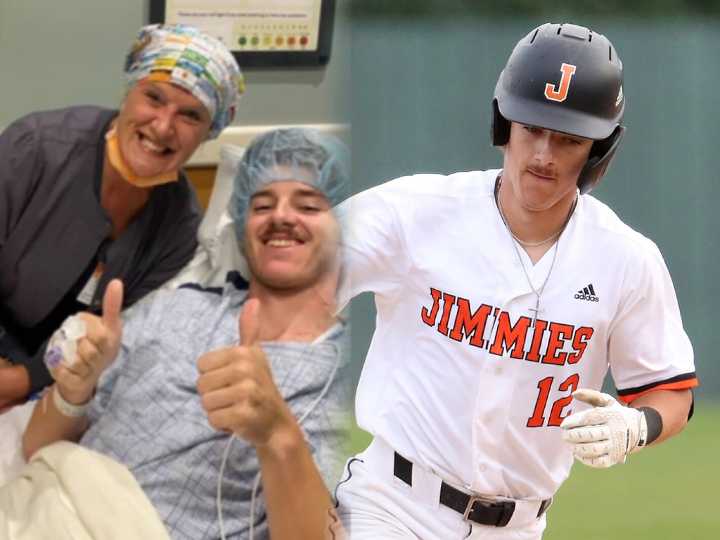 Bananas for baseball: Former Jamestown player swings for a second chance after illness