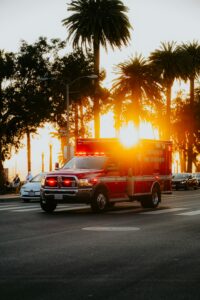 Elderly Pedestrian Struck By Big Blue Bus