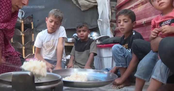 Displaced Palestinian families face grim first day of Eid Al-Adha holiday with little to eat