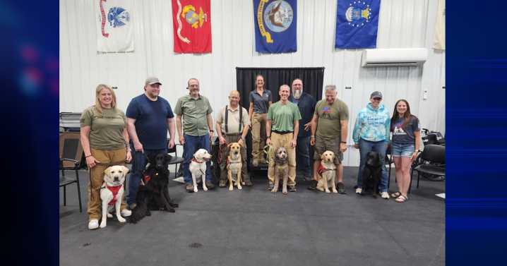 Dog Tag Buddies celebrates eight graduating veteran-service dog teams in Billings