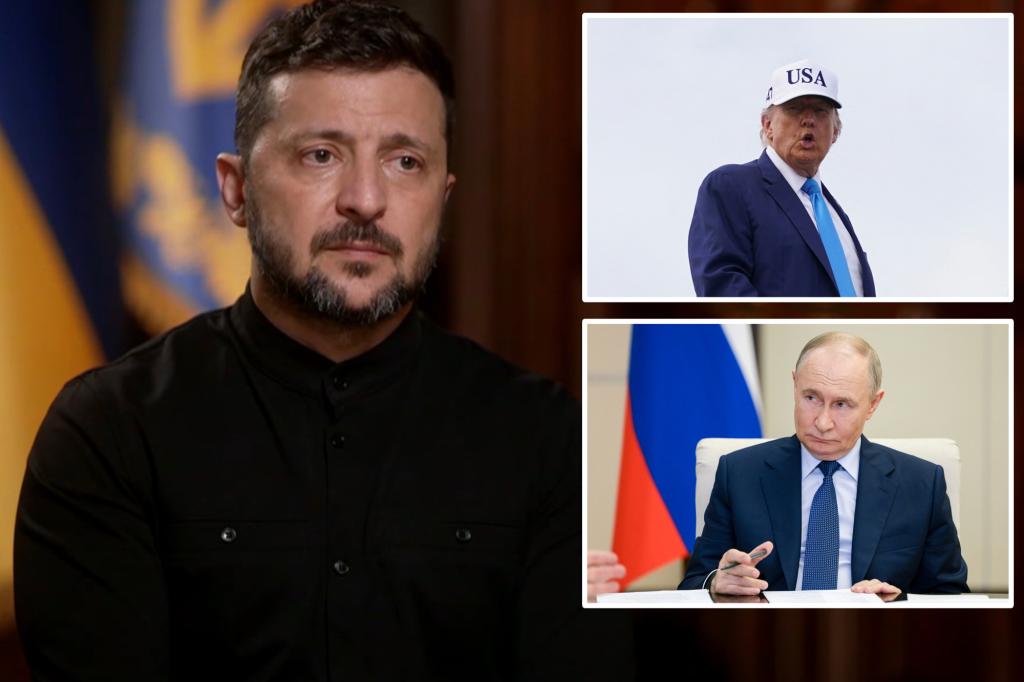 Zelensky calls Putin 'murderer' as he rejects Trump's view of Ukraine war as kids 'fighting' on a playground