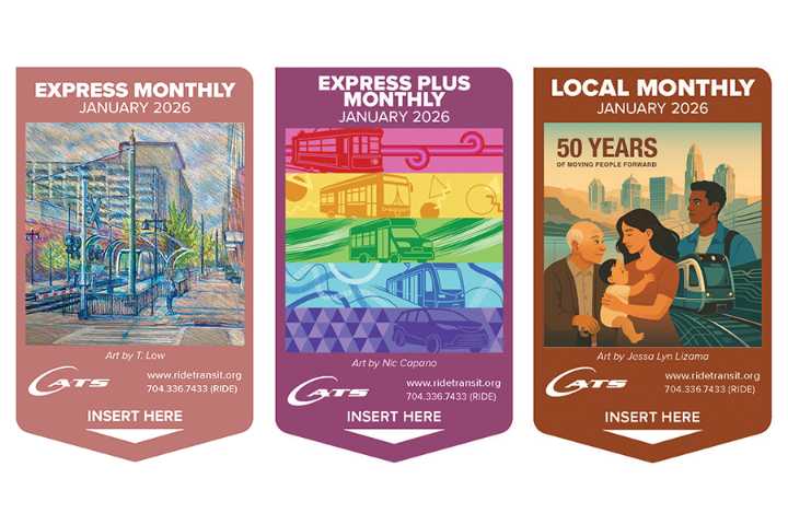 Local artists artwork to be featured on CATS 2026 transit passes