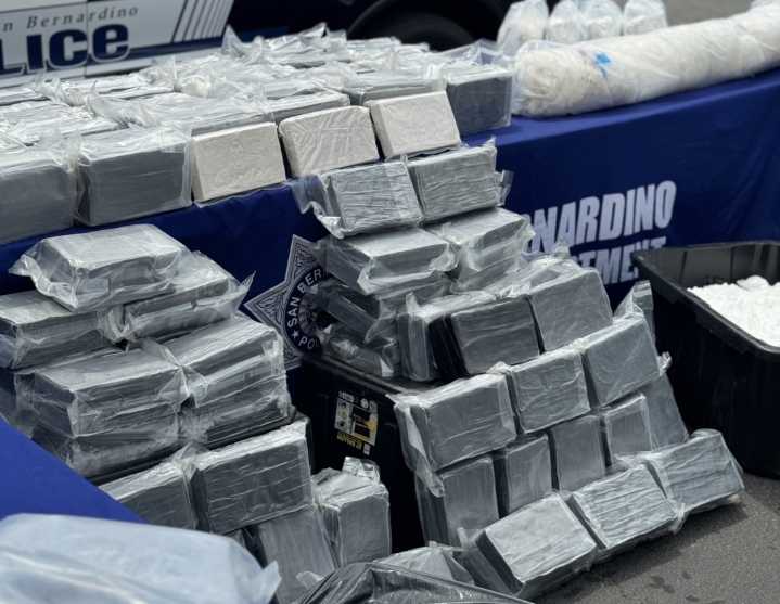 San Bernardino police seize $7 million in illicit narcotics in 1