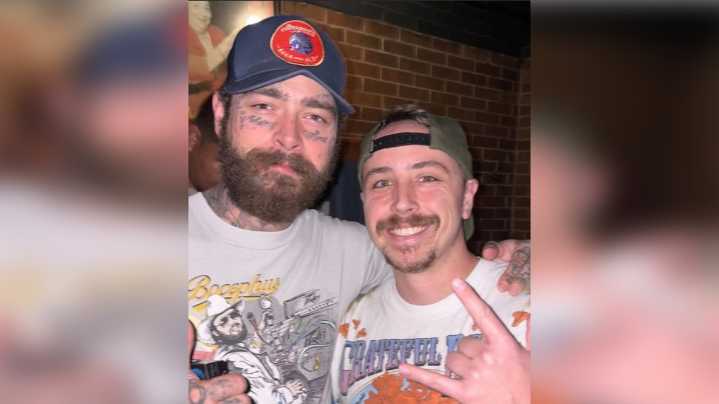 Post Malone seen at Maxine's Tap Room in Fayetteville ahead of surprise show