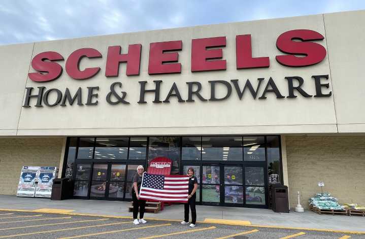 Scheels teams up with veterans to offer free flag exchange