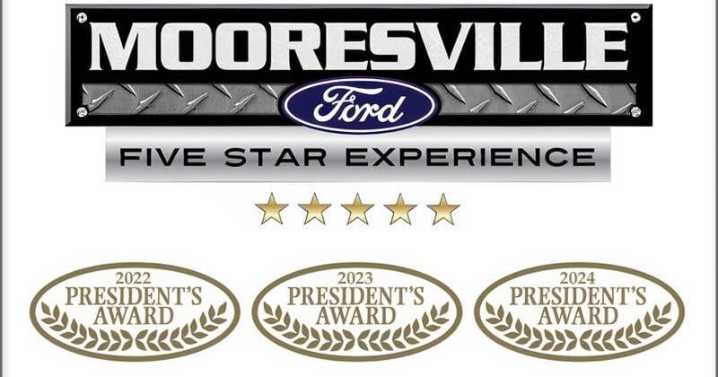 Mooresville Ford Earns Prestigious President’s Award for Third Consecutive Year