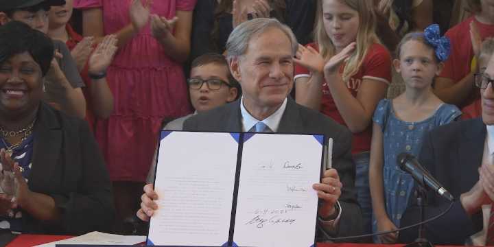 Gov. Abbott signs education funding bill, says Texas should be number one in schools