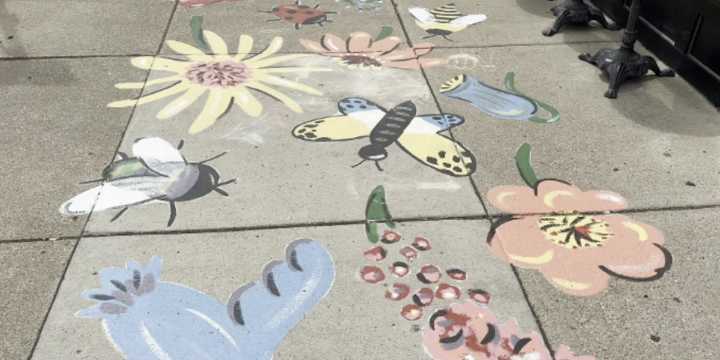 Downtown Bismarck Movement Mazes designed to inspire play and conversation
