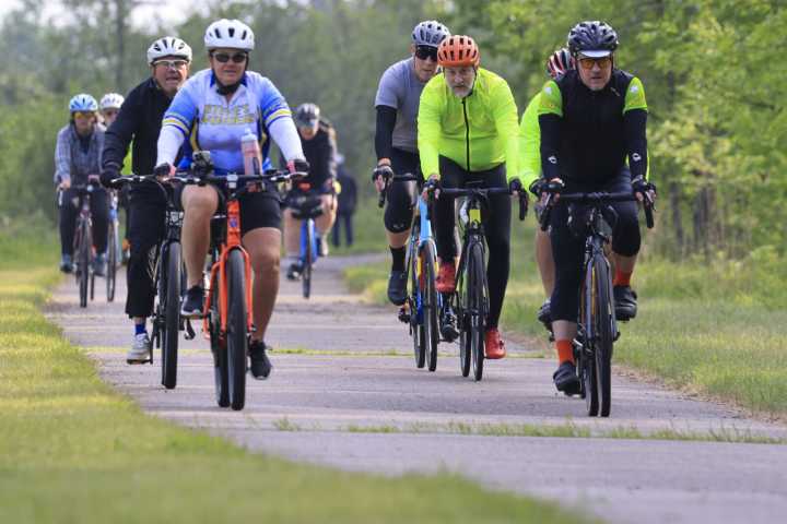 Photos: Cyclists cross Carlton County, fundraise for MS research