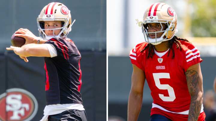 Brock Purdy, Demarcus Robinson finding instant chemistry at 49ers OTAs