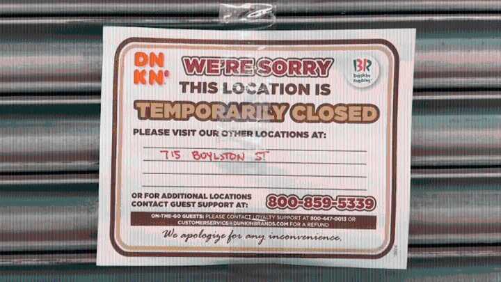 Dunkin’ de Boston, visto en video viral de una rata comiendo donas, reabre sus puertas