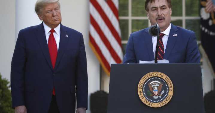 Column: Did the MyPillow guy, clinging to the Big Lie, defame a Dominion exec?
