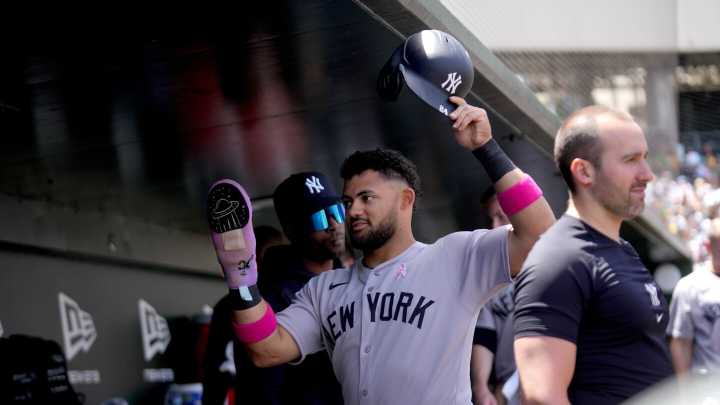 Yankees' Jasson Domínguez jams thumb and Luke Weaver tweaks hamstring