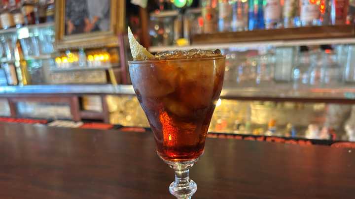 See how Casale's Halfway Club makes its Picon Punch cocktail.