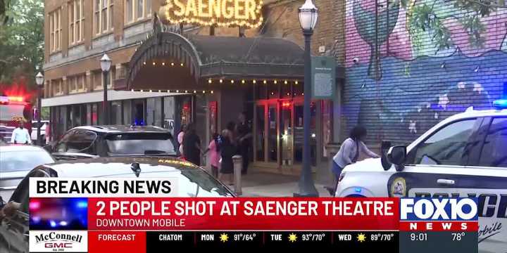 2 shot during dance recital at Saenger Theatre in Mobile; 1 arrested