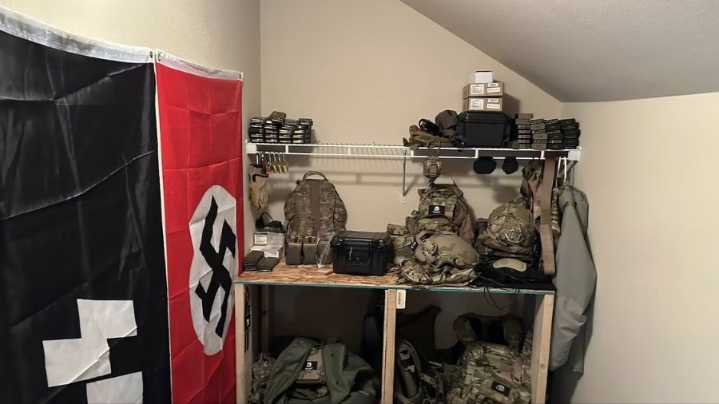 FBI uncovers Nazi paraphernalia, armory of weapons in Lacey