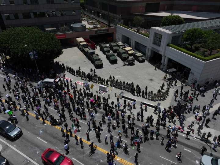 Newsom Wants Troop Control From Trump, LAPD Puts City On Alert Over Protests