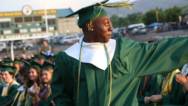 See the graduates during Bishop Manogue's commencement ceremony