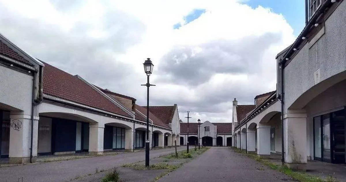 Inside 'ghost town' shopping centre near Edinburgh that's been left to rot