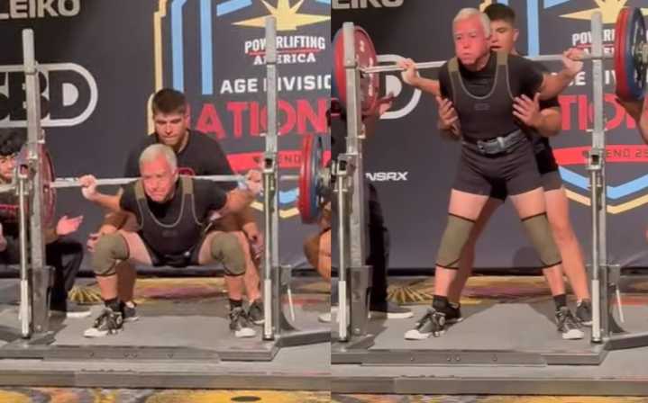 74-Year-Old John LaFlamme (74KG) Squats 170.5-kg (375.9-lb) to Set National Masters Record at 2025 AMP Nationals – Fitness Volt
