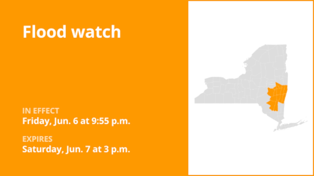 NY weather: Flood watch active for New York until Saturday afternoon caused by excessive rainfall