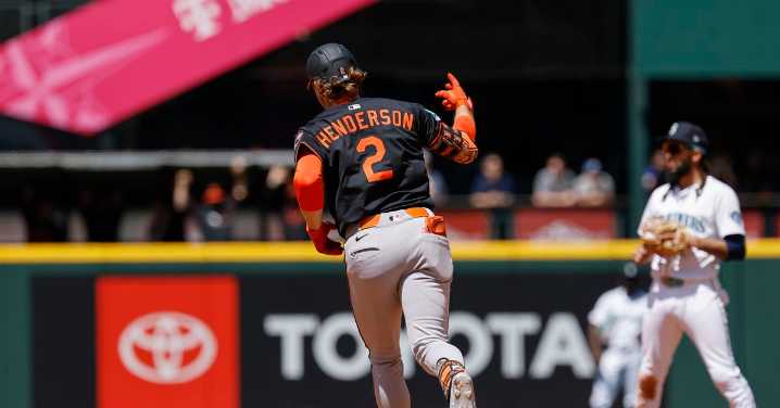 Rutschman, Henderson deliver back-to-back homers to help Orioles to sixth straight win