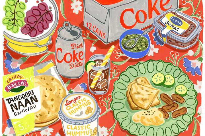 Grocery shopping as a married couple allowed us to make healthier choices than we could while living with our parents