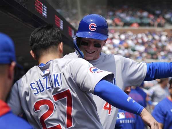Cubs hit five home runs in 6-1 win over Tigers