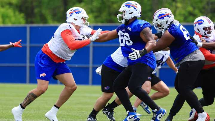 OTA Notebook | Bills DC Bobby Babich shares how new defensive linemen will help pass rush + OC Joe Brady and STC Chris Tabor weigh in on OTAs