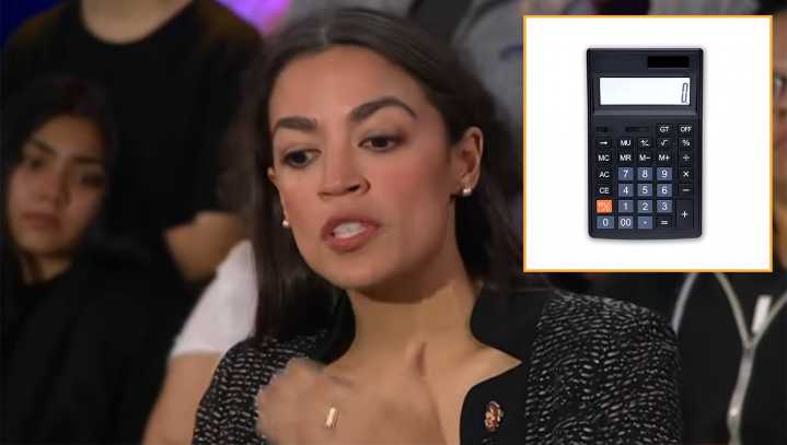 Frustrated Ocasio-Cortez Informs Calculator She's In Charge Now