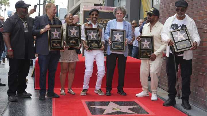 R&B/soul band War honored with star on Hollywood Walk of Fame