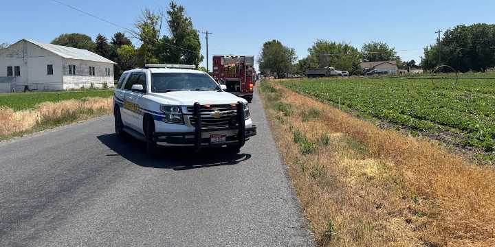 Motorcycle driver injured after crash with dump truck